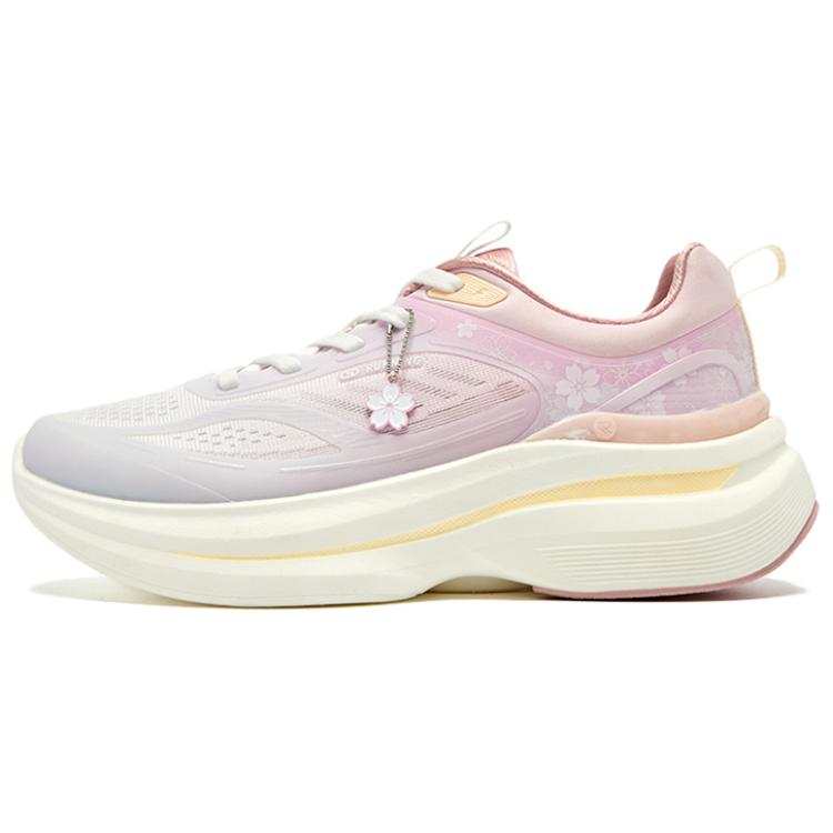 QIAODAN Abrasion Resistant Breathable Low top Casual Running Shoes Women's Pink