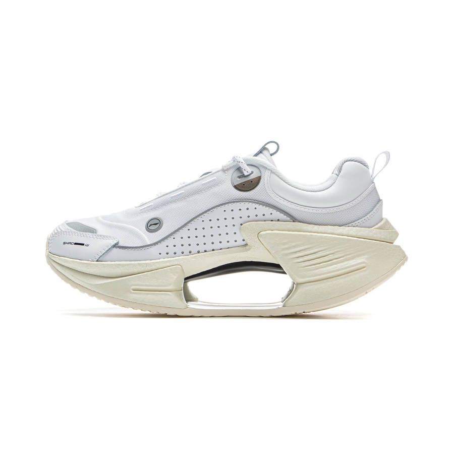 Li-Ning Li Ning Cushioning Rebound Low top Running Shoes Men's Standard White