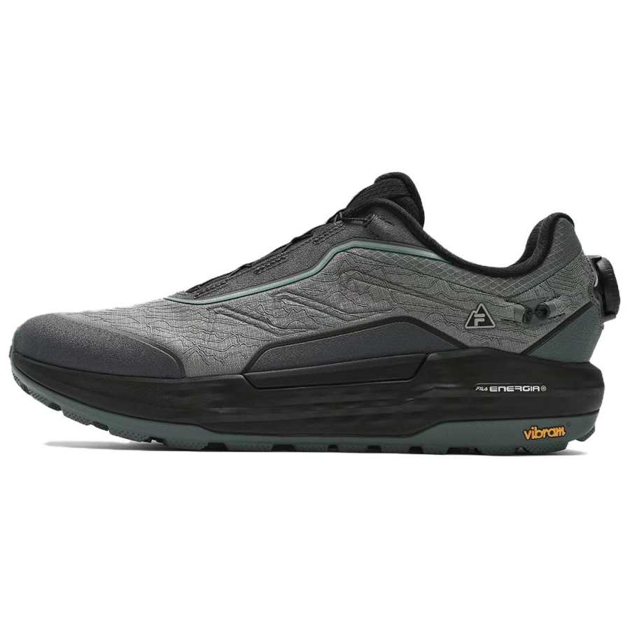 FILA BOA EXPLORER 2 Low top Trail Running Shoes Men's Gray Green
