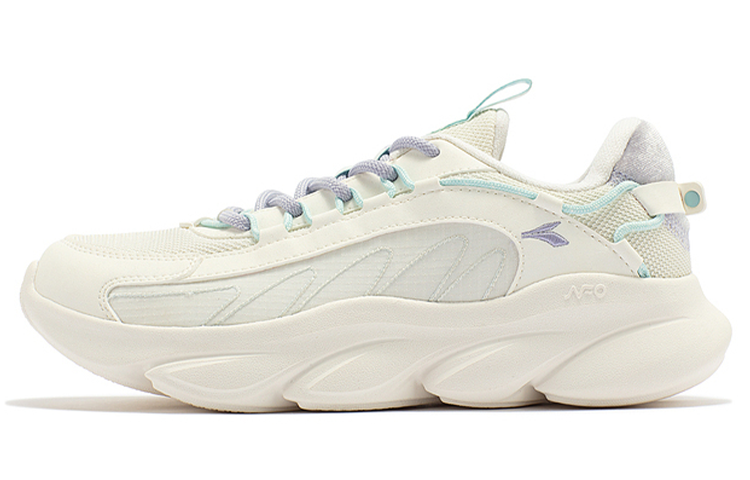 361° Cushioning Lightweight Low top Running Shoes Women's White Purple