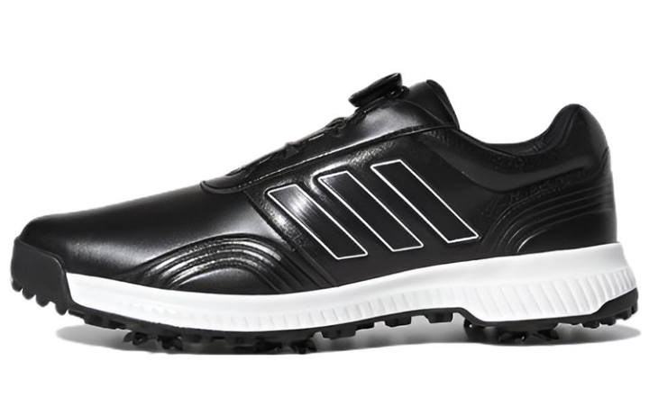 Adidas Adidas Cp Traxion Boa Leather Abrasion Resistant Low top Golf Shoes Men's Black