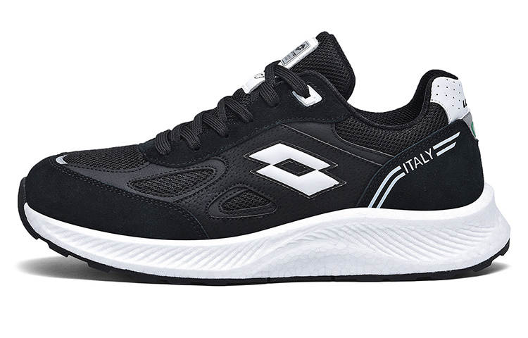 LOTTO Comfortable Textile, Synthetic Leather Slip Resistant Abrasion Resistant Low top Casual Running Shoes Men's