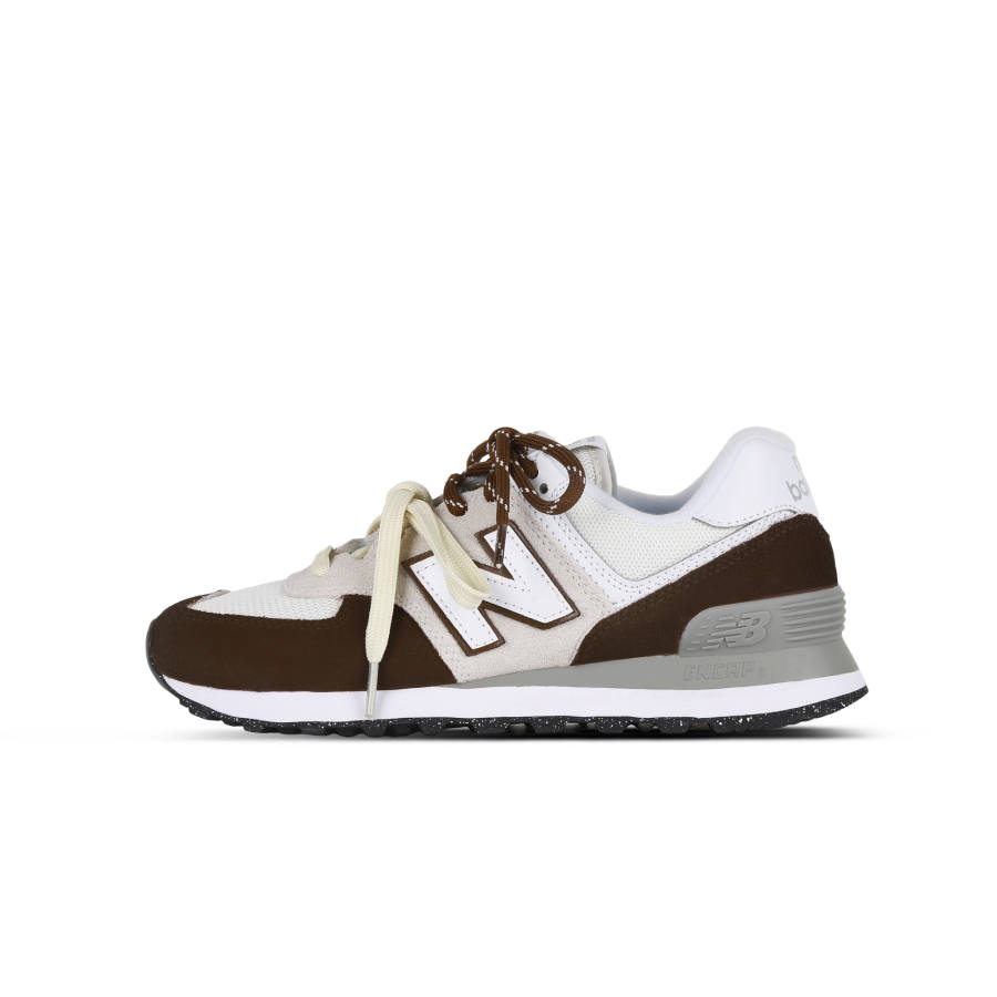 New Balance New Balance NB 574 Cushioning Abrasion Resistant Coverage City Commuting Running Shoes Unisex Brown