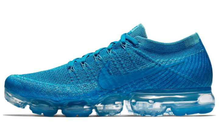 Nike Nike AIR VAPORMAX Fabric Lightweight Low top Running Shoes Men's Blue