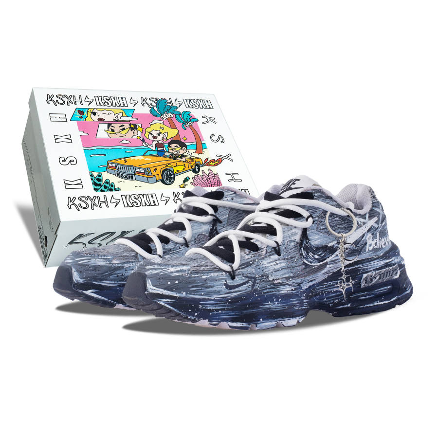 Nike Nike Air Max Fusion Abrasion Resistant Abrasion Resistant Low top Running Shoes Unisex Black