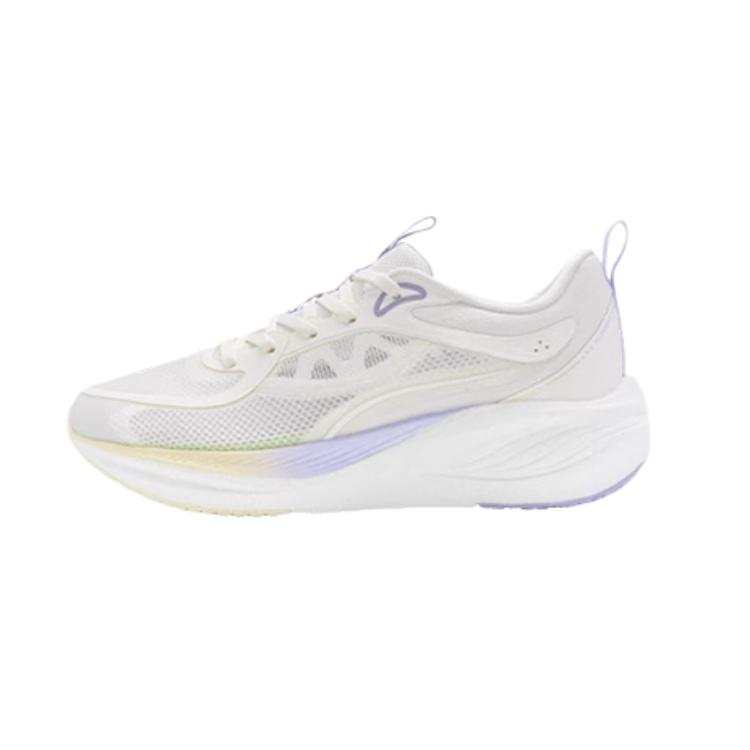 XTEP Kompanio Cushioning Breathable Support Low top Sprint Running Shoes Women's Sail White