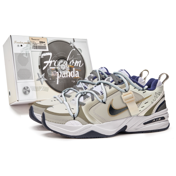 Nike Nike Air Monarch 4 Freedom Panda, Box, Light Coffee Fantasy Slip Resistant Abrasion Resistant