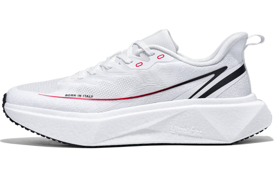 Kappa Slip Resistant Abrasion Resistant Slip Resistant Abrasion Resistant Low top Running Shoes Unisex White Black Red