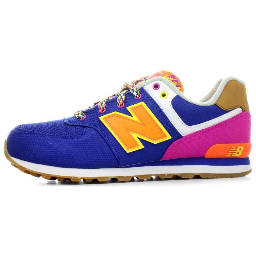 New Balance New Balance 574 Shoes For Blue/Orange Women's