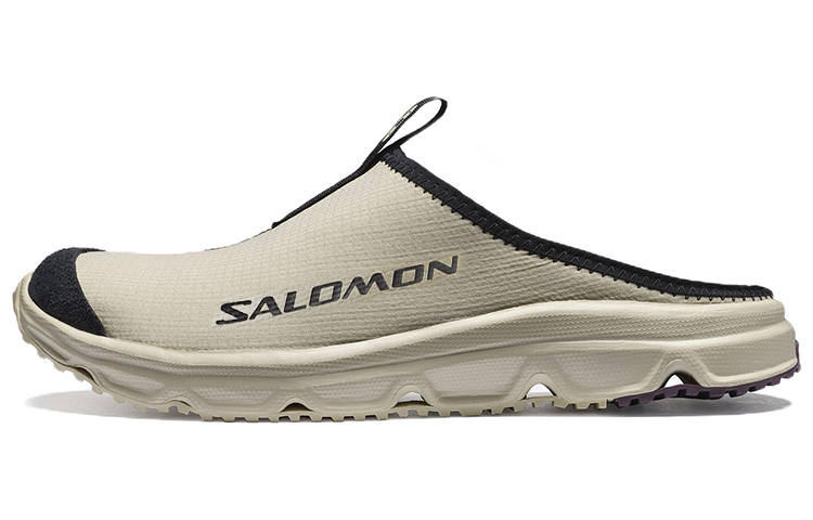 SALOMON RX Slide 3.0 Rubber Sole Slide Slippers Unisex Beige Black