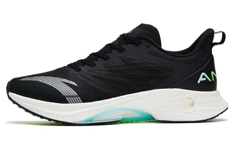 Anta MACH 3.0 Versatile Mesh Slip Resistant Abrasion Resistant Low top Running Shoes Men's Black Green