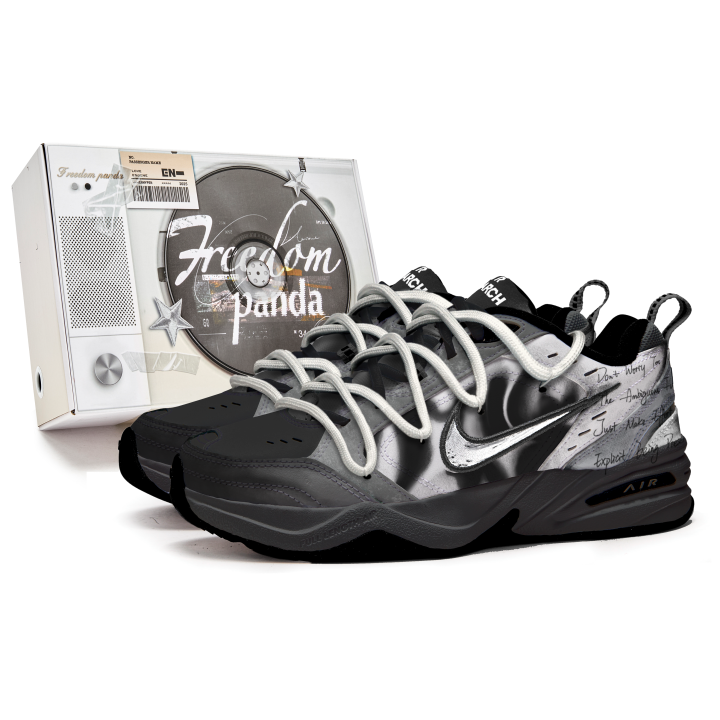 Nike Nike Air Monarch 4 Freedom Panda, Box, Airflow Slip Resistant Abrasion Resistant Slip Resistant Abrasion Resistant