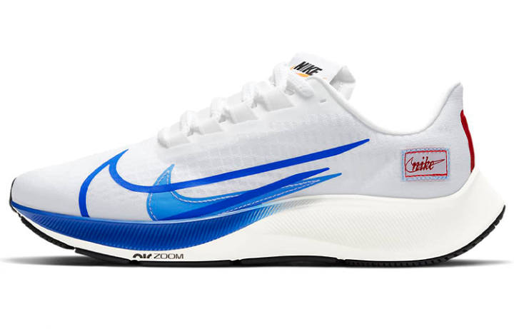 Nike Nike Pegasus 37 Waterproof Low top Air Zoom/React Casual Training Running Shoes Men's White Blue