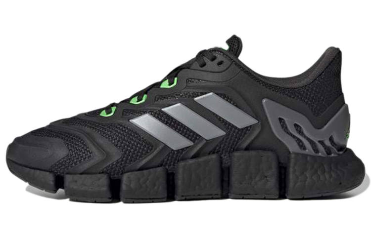 Adidas Adidas Fabric Cushioning Slip Resistant Abrasion Resistant Low top Running Shoes Men's Obsidian Black