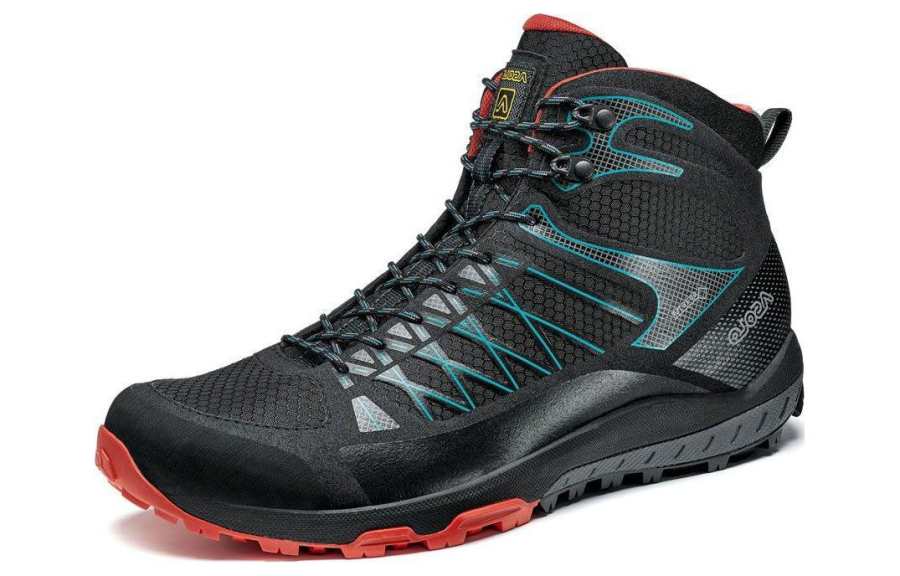 MONTBELL Slip Resistant Abrasion Resistant High top Outdoor Shoes Men's Black