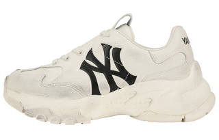 MLB Big Ball Chunky Sneakers Unisex Low Top Beige
