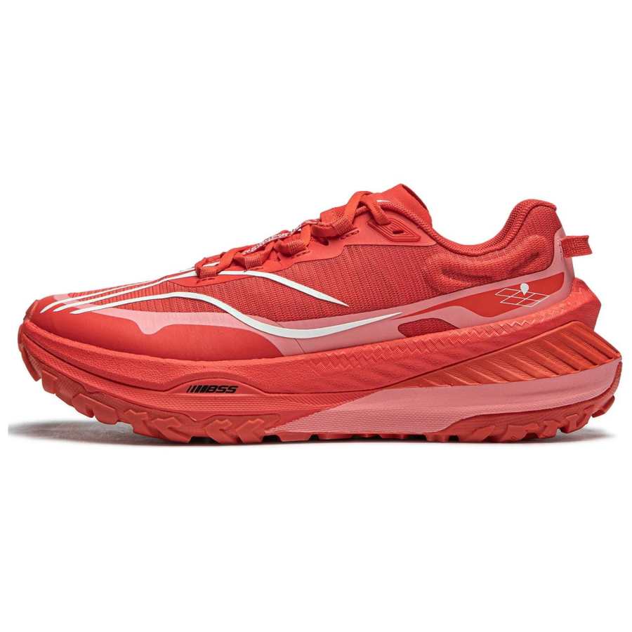 Li-Ning Li Ning De Lu Series Cushioning Slip Resistant Abrasion Resistant Support Lightweight Rebound Low top Running Shoes