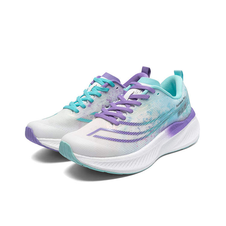 LPMX Running Shoes Women's Low Top Ice Purple Blue Crystal, Mismatched