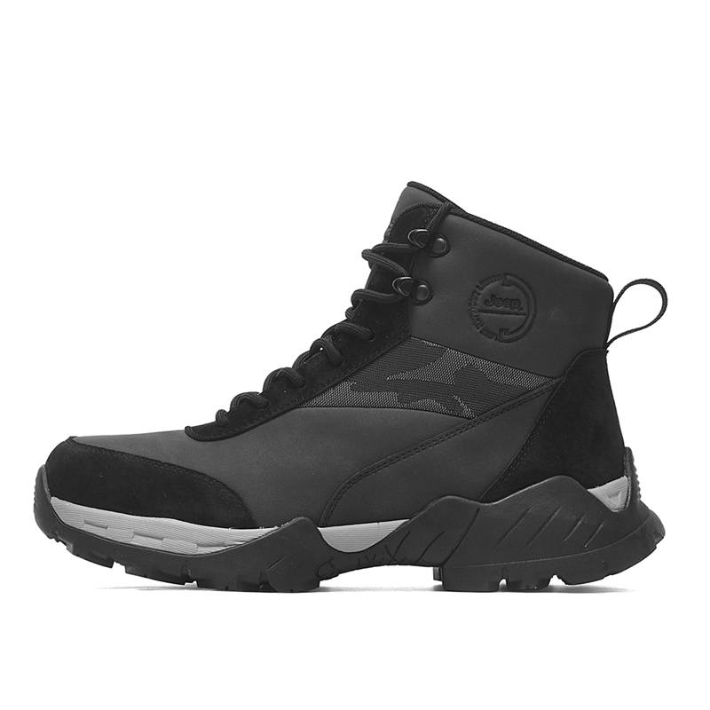 Jeep Fashion Mid top Outdoor Shoes Men's Black