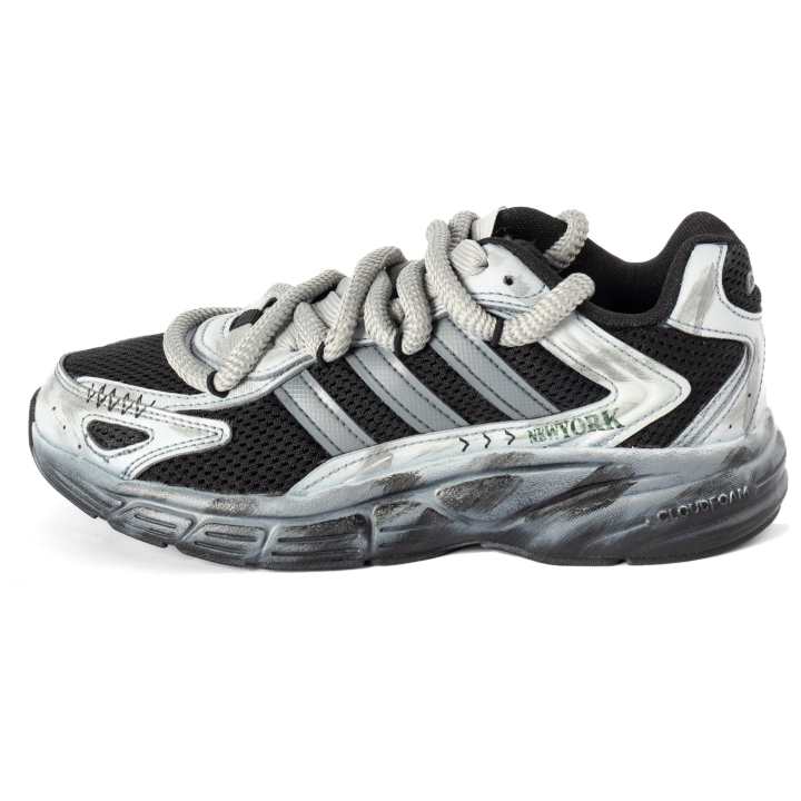 Adidas Adidas ECLYPTIX 2000 Breathable Lightweight Low top Running Shoes Unisex Black