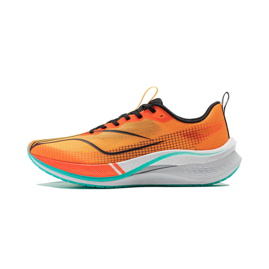 Li-Ning Li Ning Red Hare 7 Pro Low top Sprint Running Shoes Men's Neon Bright Orange