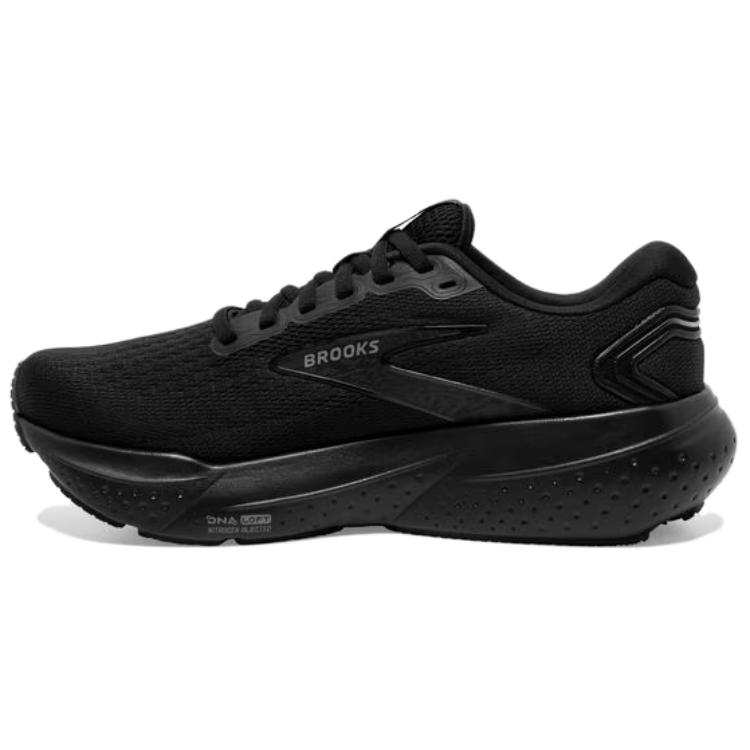 Brooks Glycerin 21 Abrasion Resistant Rebound Low top Marathon Sports Running Shoes Men's Black