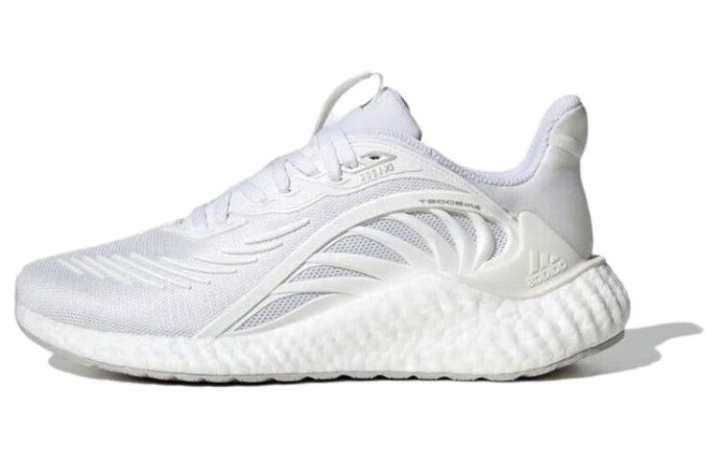 Adidas Adidas Alphaboost Cushioning Breathable Cushioning Breathable Low top Running Shoes Unisex White