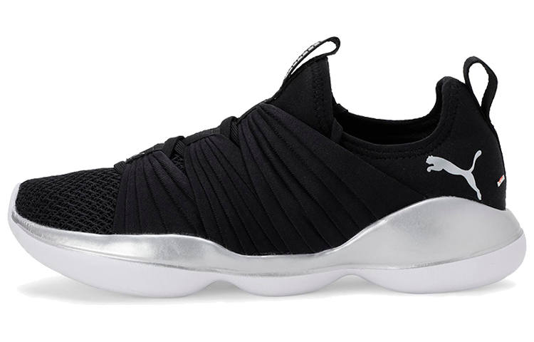 PUMA Flourish Low Top Black/Silver/White Women's