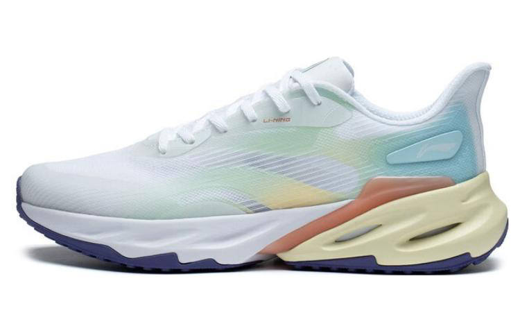 Li-Ning Li Ning Yuedong 2.0 Cushioning Slip Resistant Abrasion Resistant Low top Running Shoes Men's White Blue