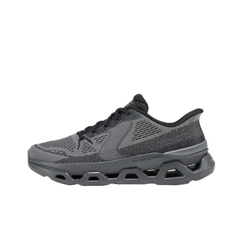 Skechers SPORT MENS Mesh Low top Running Shoes Men's Gray