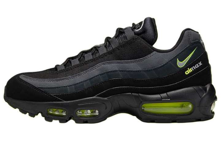Nike Nike Air Max 95 Comfortable Low top Running Shoes Men's Black
