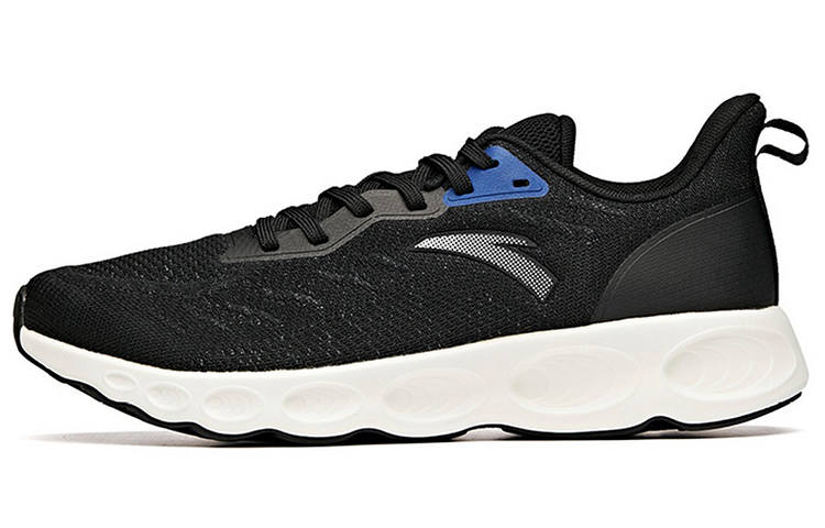 Anta Mesh, Textile Cushioning Slip Resistant Abrasion Resistant Breathable Lightweight Low top Running Shoes Men's
