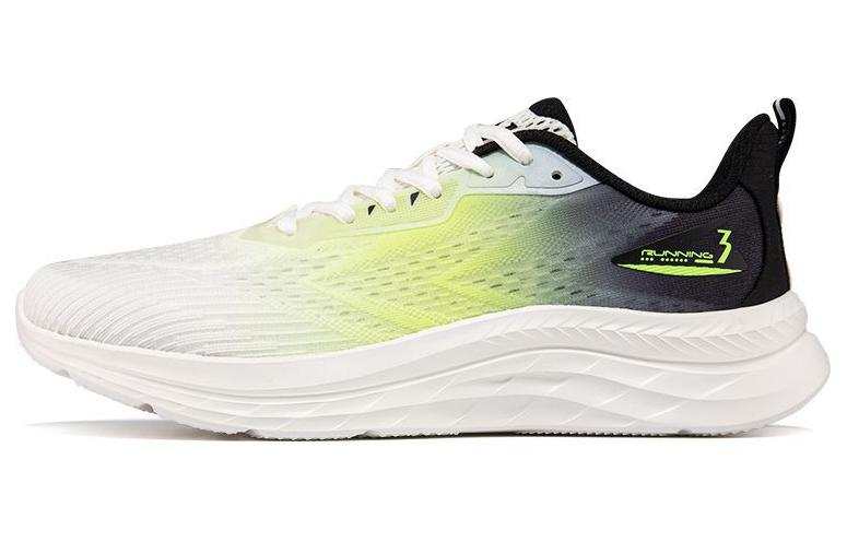 361° Breathable And Lightweight Low top Running Shoes Men's White Green
