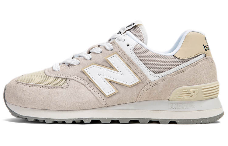 New Balance New Balance NB 574 Abrasion Resistant Low top Running Shoes Unisex Ecru