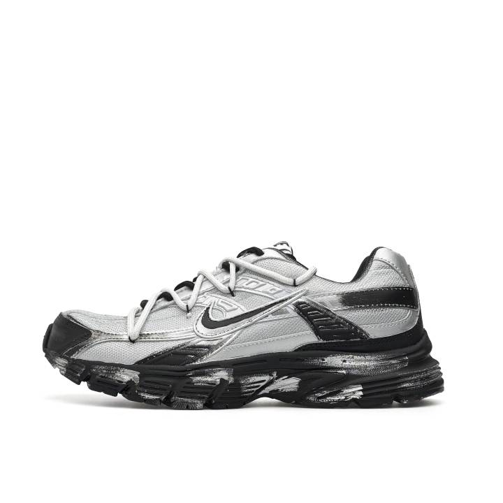 Nike Nike Initiator Mesh Abrasion Resistant Low top Casual Running Shoes Unisex Black Gray Silver