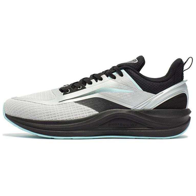 361° Slip Resistant Abrasion Resistant Low top Running Shoes Men's Silver Black