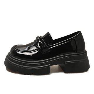 K KANGXUANAN Pu Loafers 5CM Women's