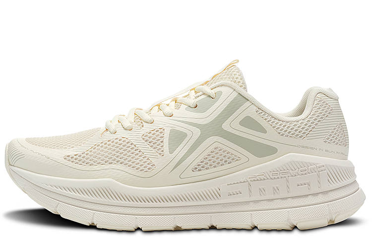 BMAI Expedition Pure Low Top Running Shoes Women's Sea Sand White