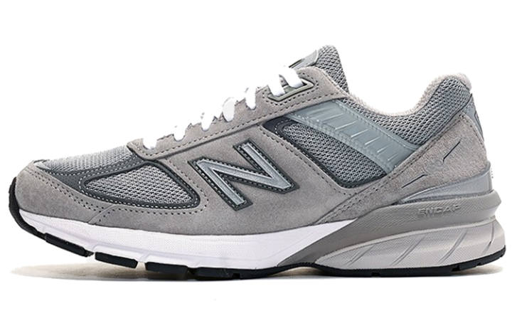 New Balance New Balance NB 990 V5 Vintage Leather Low top Running Shoes Women's Gray D Width