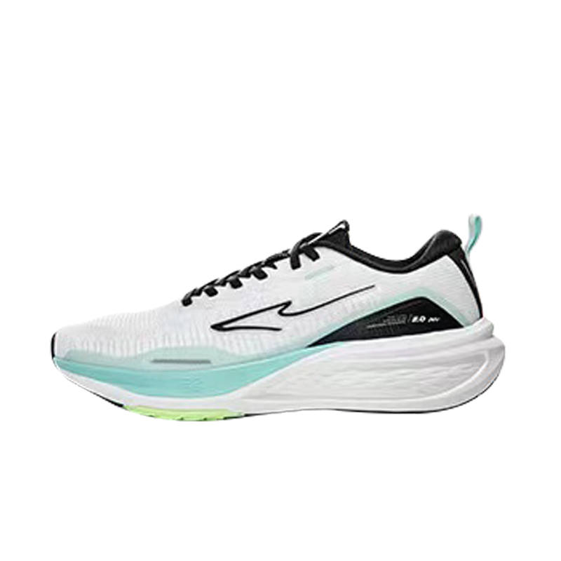 Erke Jiang Rebound Low top Running Shoes Men's White Bubble Green
