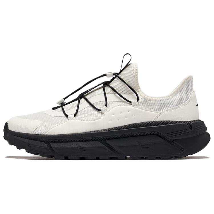 Erke Slip Resistant And Abrasion Resistant Coverage Low top Chunky Sneakers Men's White Black
