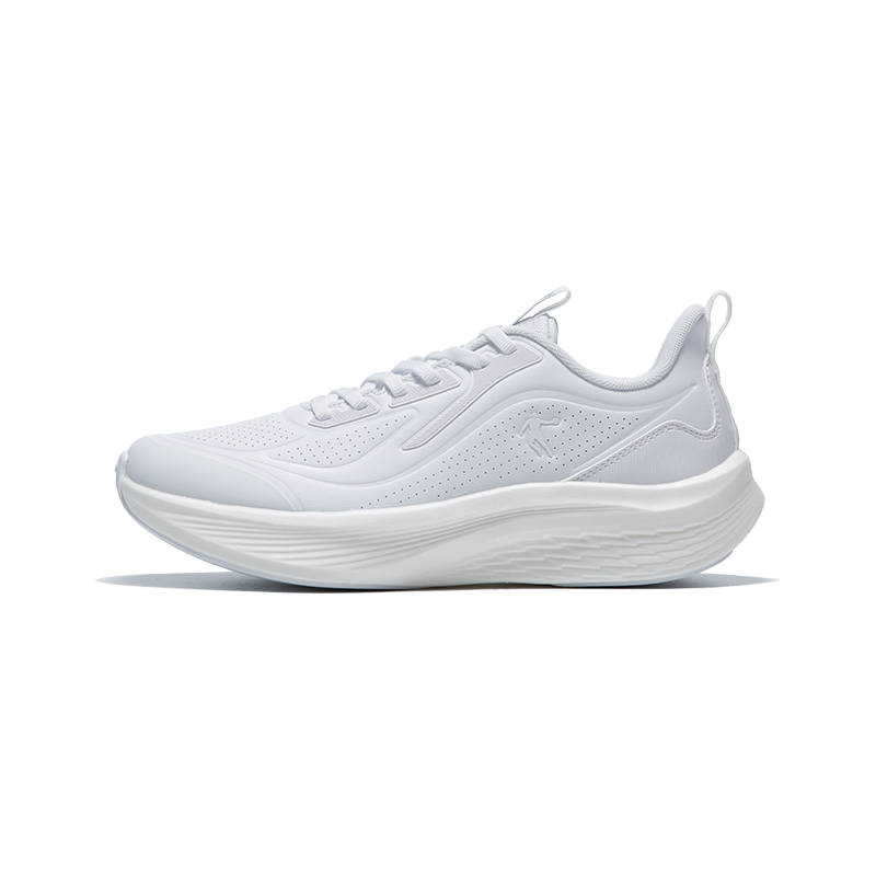 QIAODAN Cushioning Slip Resistant Abrasion Resistant Low top Casual Running Shoes Women's White
