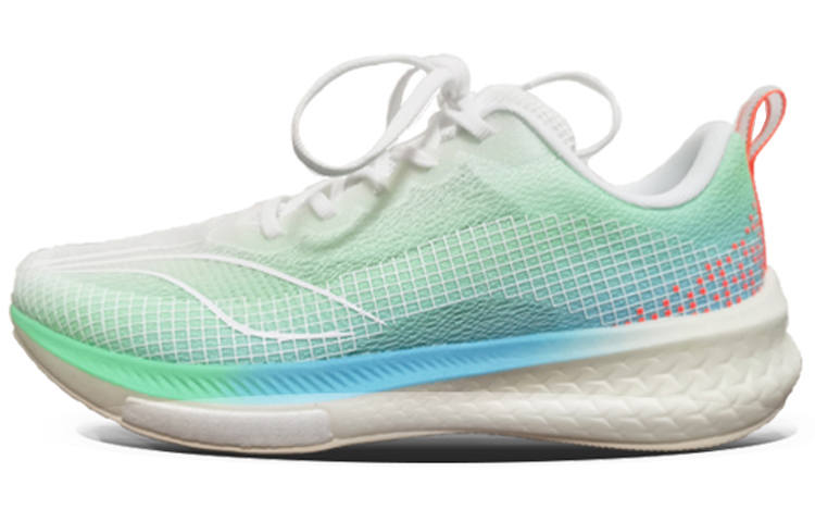 Li-Ning Li Ning Red Hare 5 Pro Breathable Low top Running Shoes Men's White Neon Emerald Green