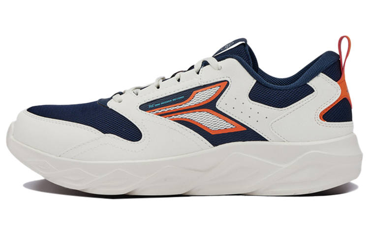 361° Comfortable Non slip Lightweight Low top Running Shoes Men's White Blue