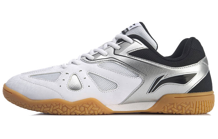 Li-Ning LINING Hawk-Eye Men's Table Tennis Shoes - White/Black