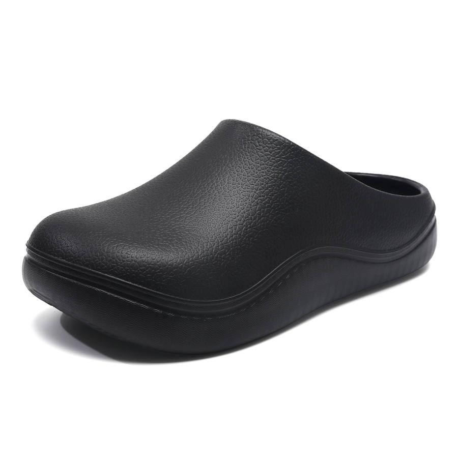 Jeep EVA Slip Resistant Closed Toe Slippers Unisex Black
