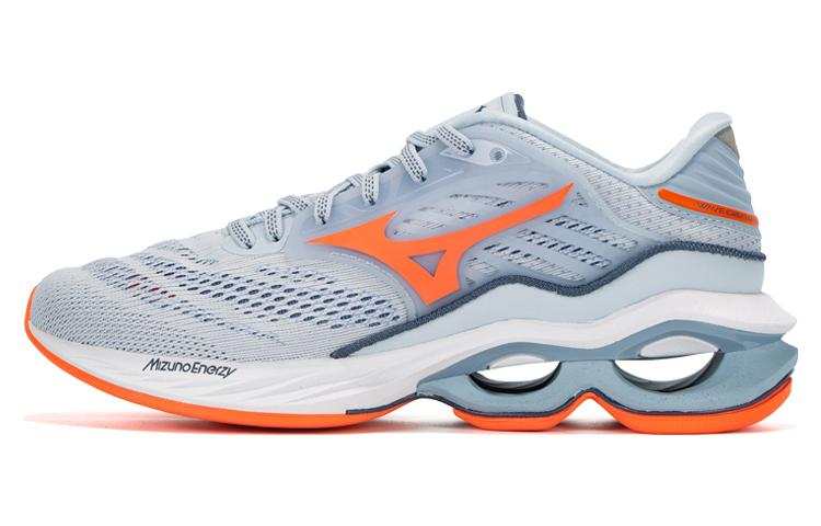 Mizuno Wave Creation 23 Shock Absorption Non Slip Gray Orange Women's