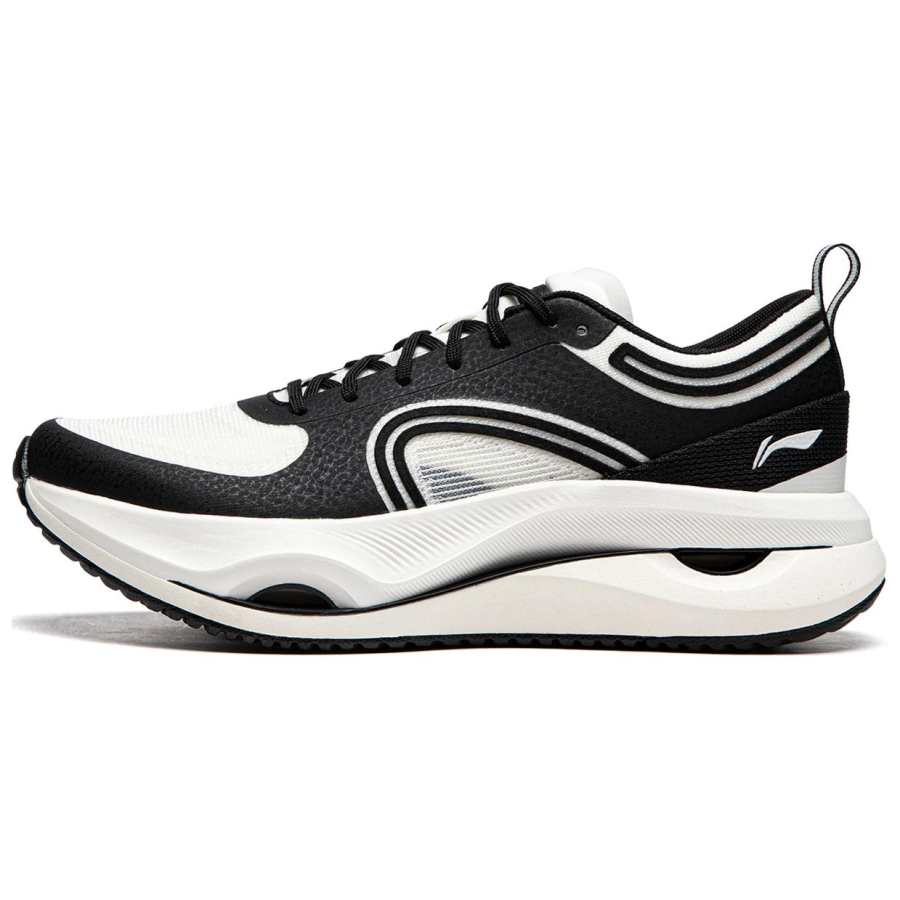 Li-Ning Li Ning Fabric Cushioning Slip Resistant Abrasion Resistant Lightweight Rebound Low top Running Shoes Women's