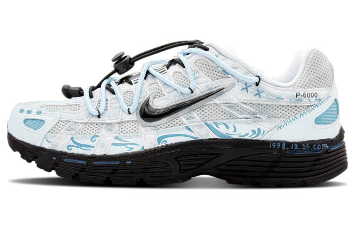 Nike Nike P 6000 Cushioning Breathable Low top Running Shoes Unisex Blue White
