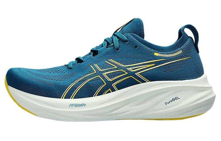 ASICS Gel Nimbus 26 Evening Teal Light Mustard